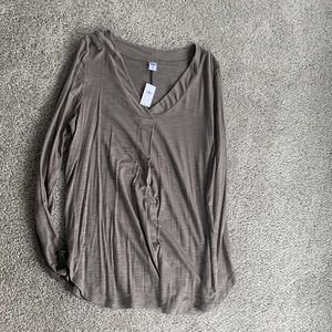 Old Navy Luxe Long Sleeve Shirt